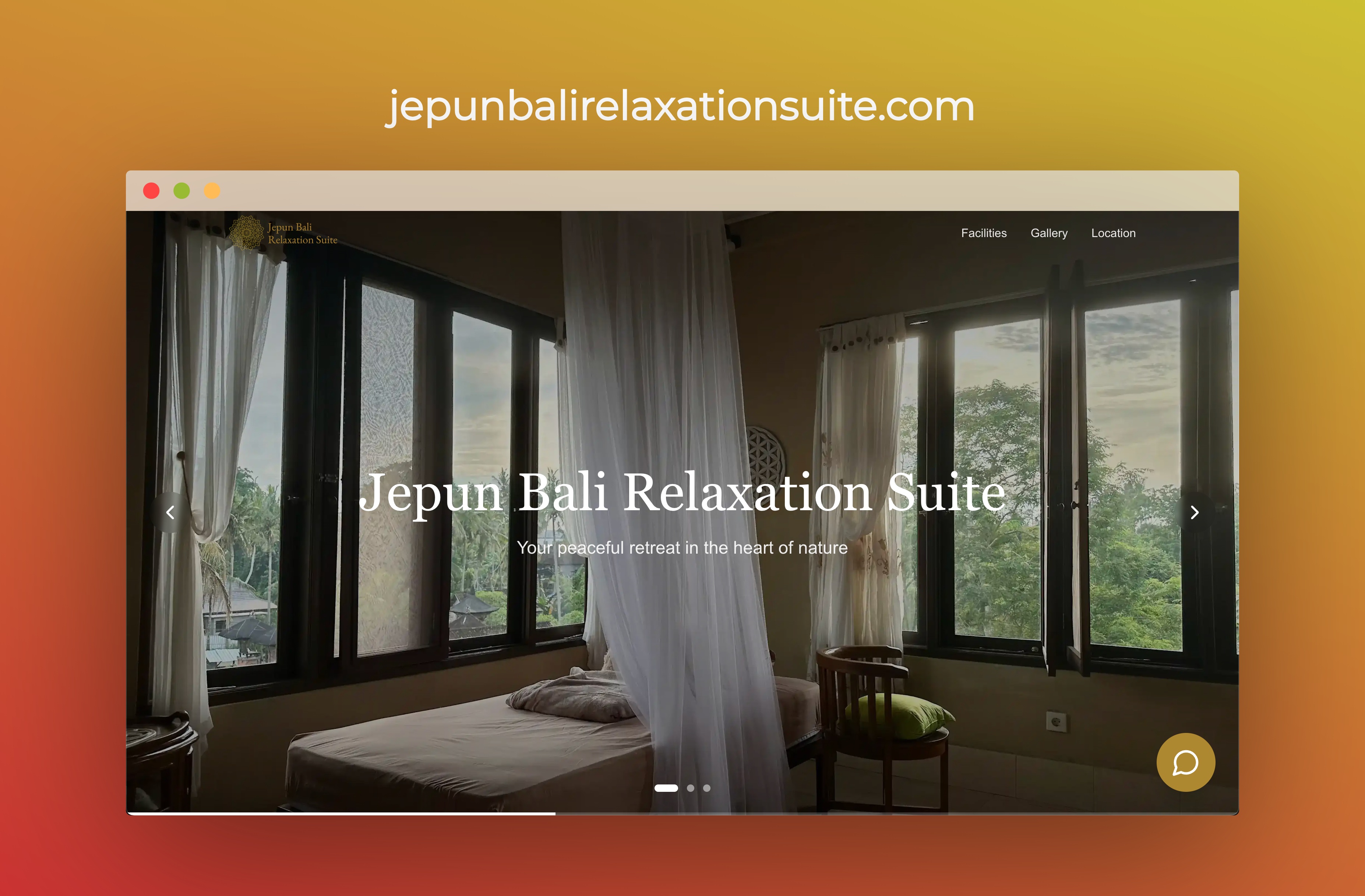 Jepun Bali Relaxation Suite website preview